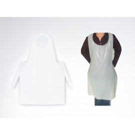 PE-Einmalschürze, weiß, 160 x 81cm, Inhalt: 100 Stück