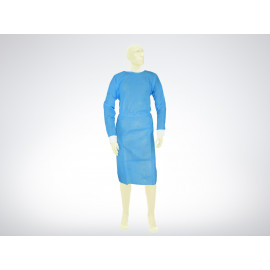 Schutzkittel, Blau, extrastarker Schutz gegen Flüssigkeiten, 115 x 150 cm, 40 g/m², Inhalt: 10 Stück
