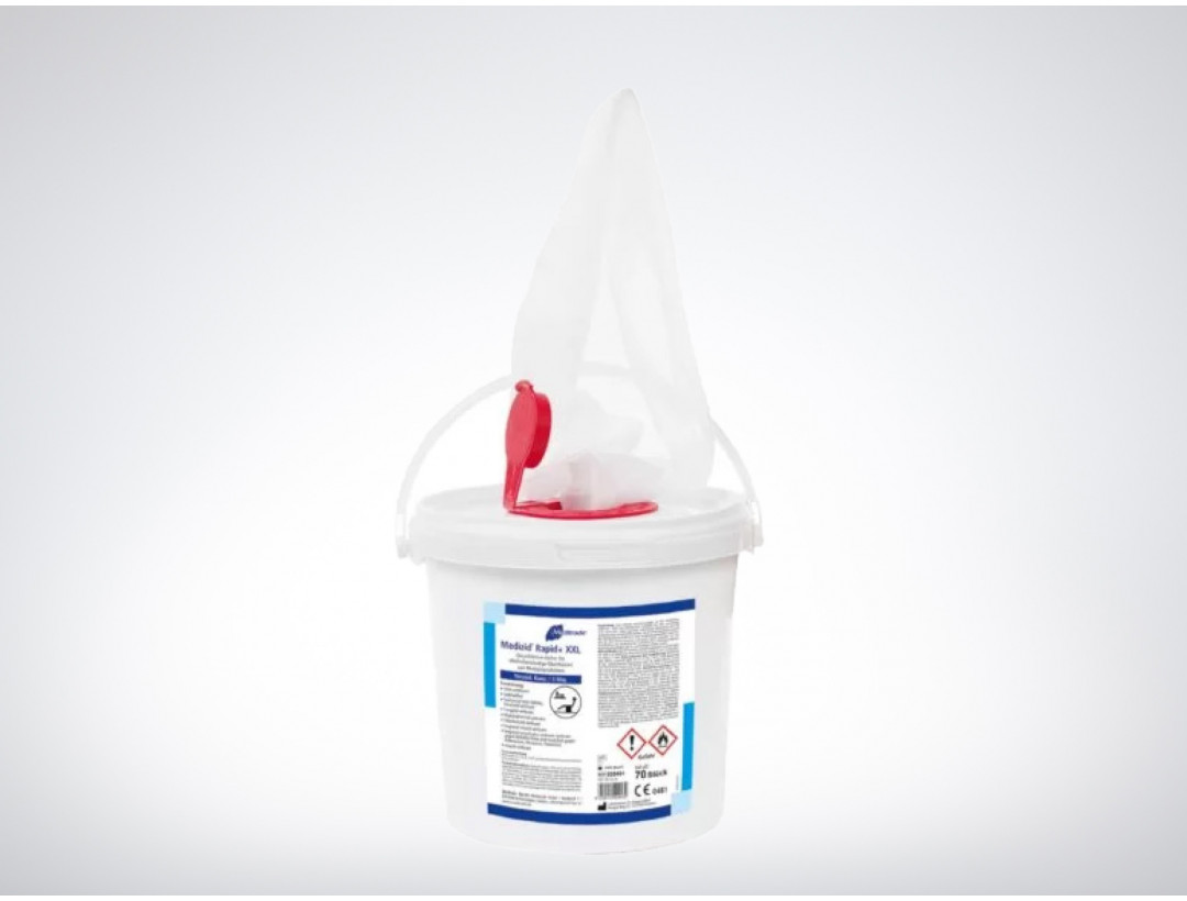 Medizid® Rapid+ Desinfektionstücher, Tücher im Eimer