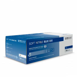 OP-Handschuhe Nitril, puderfrei, Blau, 30 cm , Größe S-XL, 100 Stück