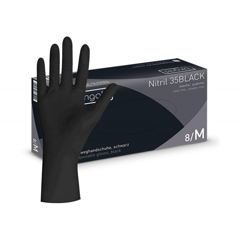 Nitril, puderfrei, Schwarz Nitril, puderfrei, Schwarz