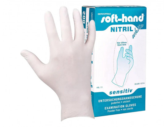 Nitril, puderfrei, Weiß, 200 Stück