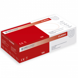 Latex, vorgepudert, Natur Weiß