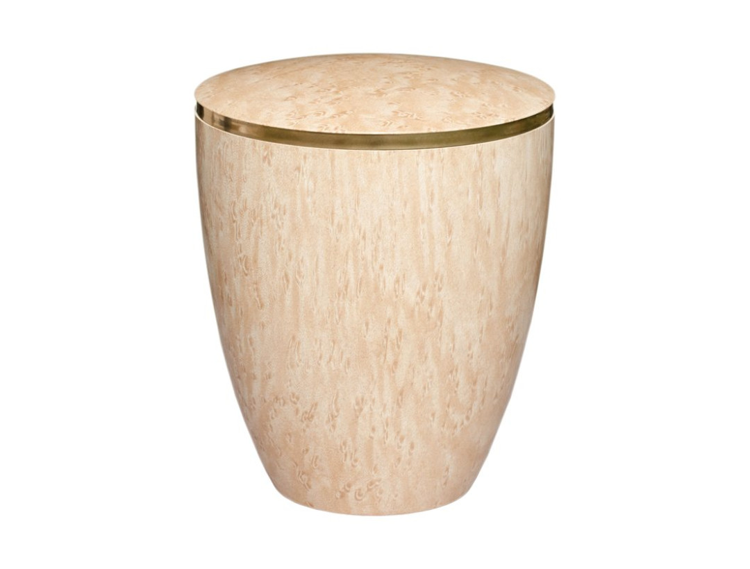 Premium Vogelaugenahorn mit Dekorring Gold 9mm