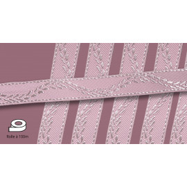 Lotband Ranke - Rosa-Weiß, 100m