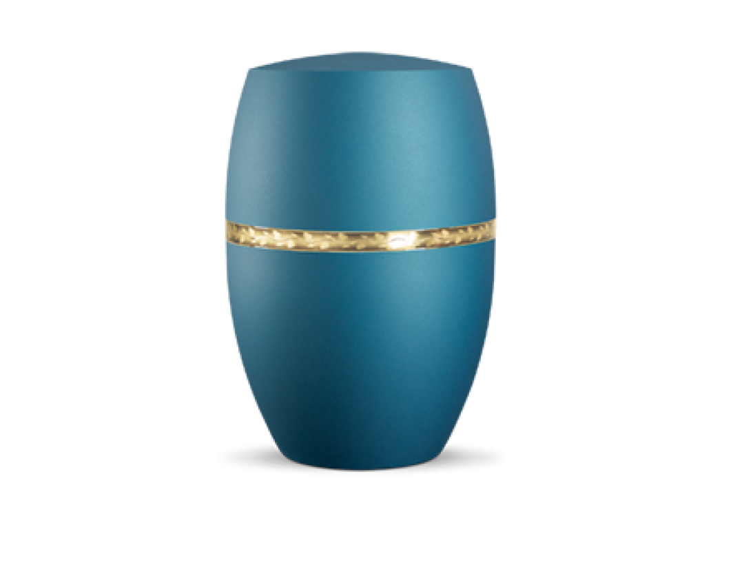 Infinity Livorno, velvet Arctic Türkis, gebürstetes Golddekor Ast Infinity Livorno, velvet Arctic Türkis, gebürstetes Golddekor Ast