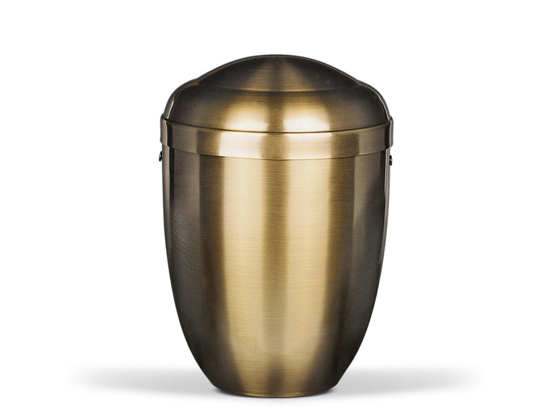 Messingurne, Hell, Gebürstet