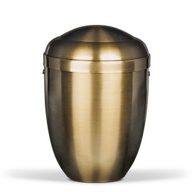 Messingurne, Hell, Gebürstet