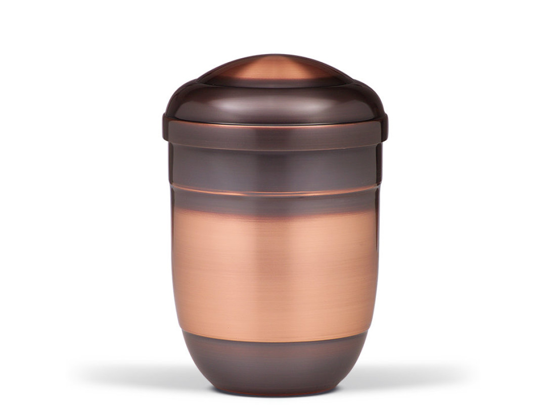 Kupferurne, Alt-Kupfer, Glatt galvanisch