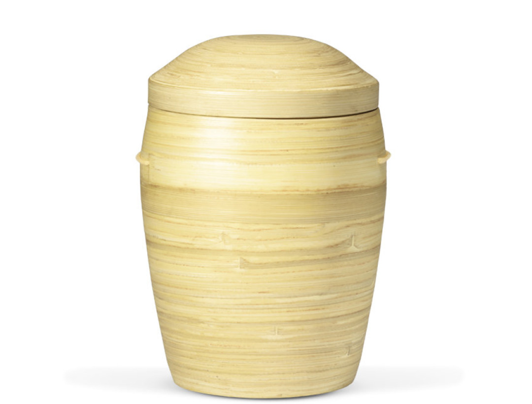 Bambusurne, Natur 100% nachwachsender Rohstoff