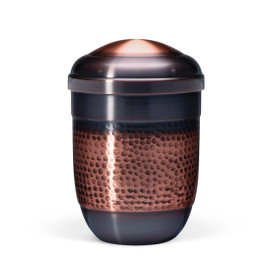 Kupferurne, Alt-Kupfer, Gehämmert,