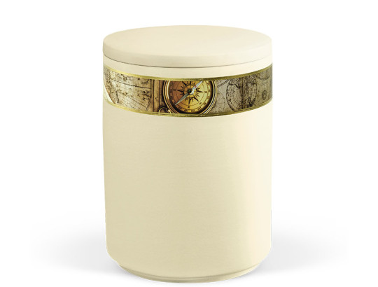 Seeurne, Sandbeige, Kompass Dekorband