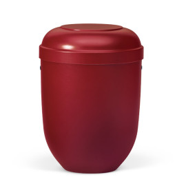 Naturstoffurne, Weinrot Matt