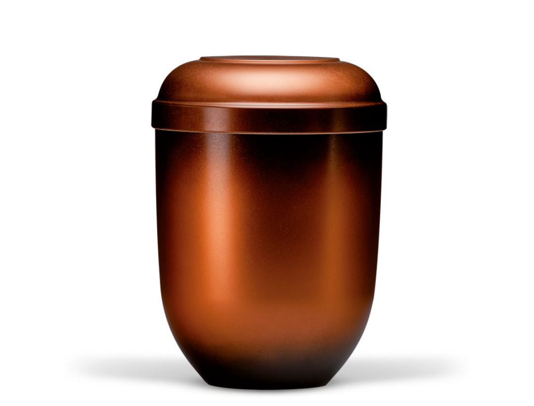 Naturstoffurne, Kupfer patina