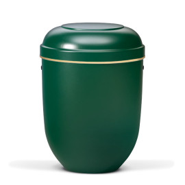 Naturstoffurne, Kieferngrün, Goldband