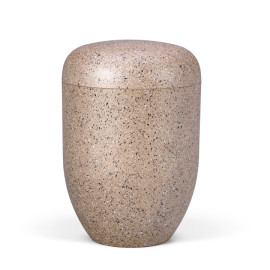 Naturstoffurne, Perlbeige, Steinoptik