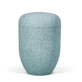 Naturstoffurne, Mintgrün, Steinoptik