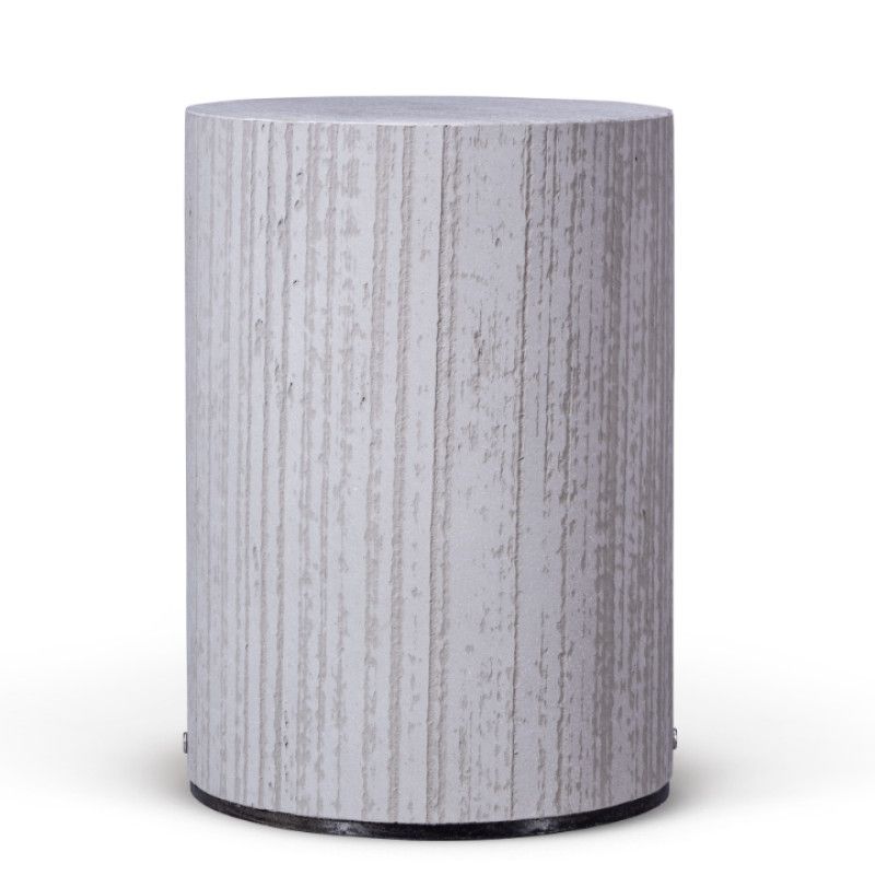 Dujura-Urne aus Kalzium, Zylindrische Form, Holzoptik