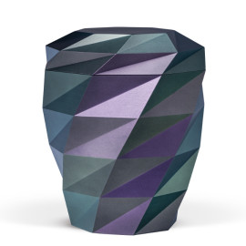 Naturstoffurne, Effektlack Magentarot - Fjordgrün, 3D-Druck