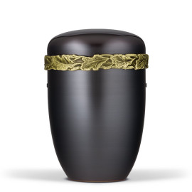 Kupferurne, Dunkel, Eichenlaubfries