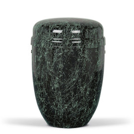 Stahlurne, Grün patiniert