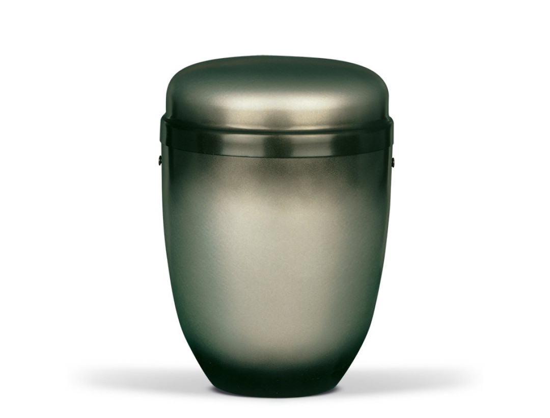 Stahlurne, Grau patiniert