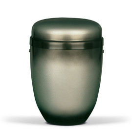 Stahlurne, Grau patiniert