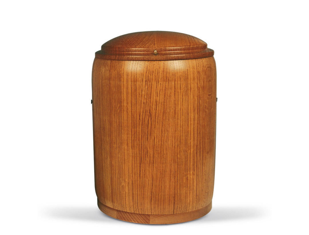 Holzurne Rund Eiche Rustikal