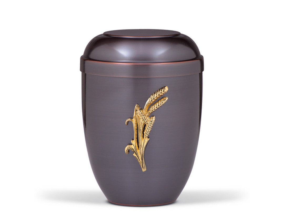 Urne-CUPATAN, Massiv Messing Ähre