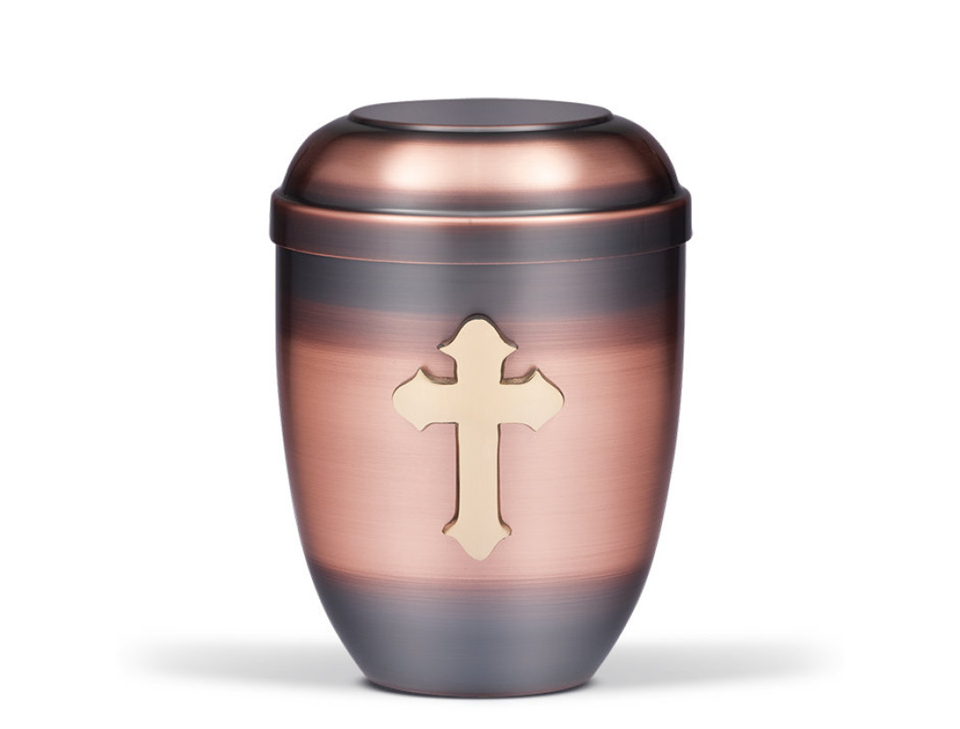 Urne-CUPATAN, Messing Kreuz