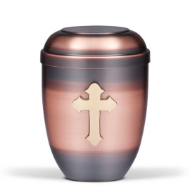 Urne-CUPATAN, Messing Kreuz