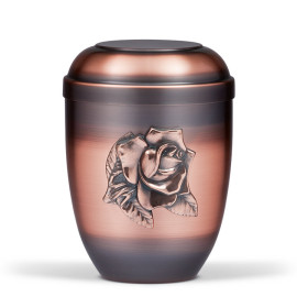 Urne-CUPATAN, Kupfer Rose
