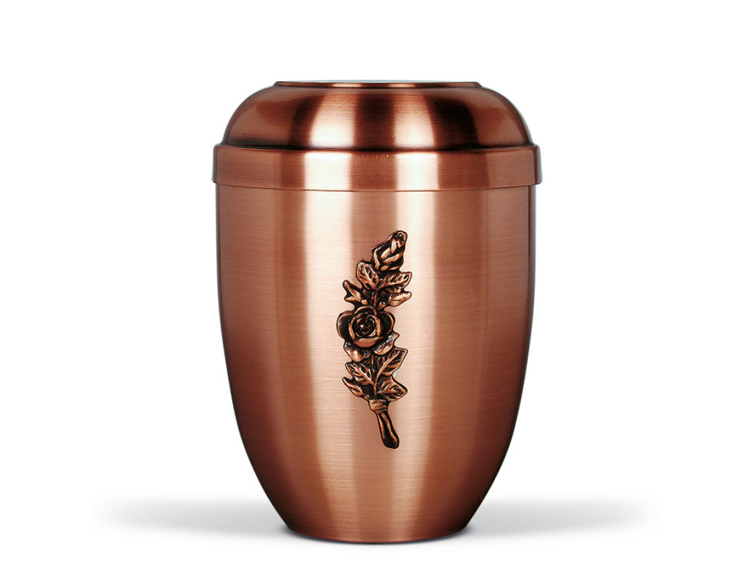 Urne-CUPATAN, Hell galv., Rosenbund Kupferfarbig