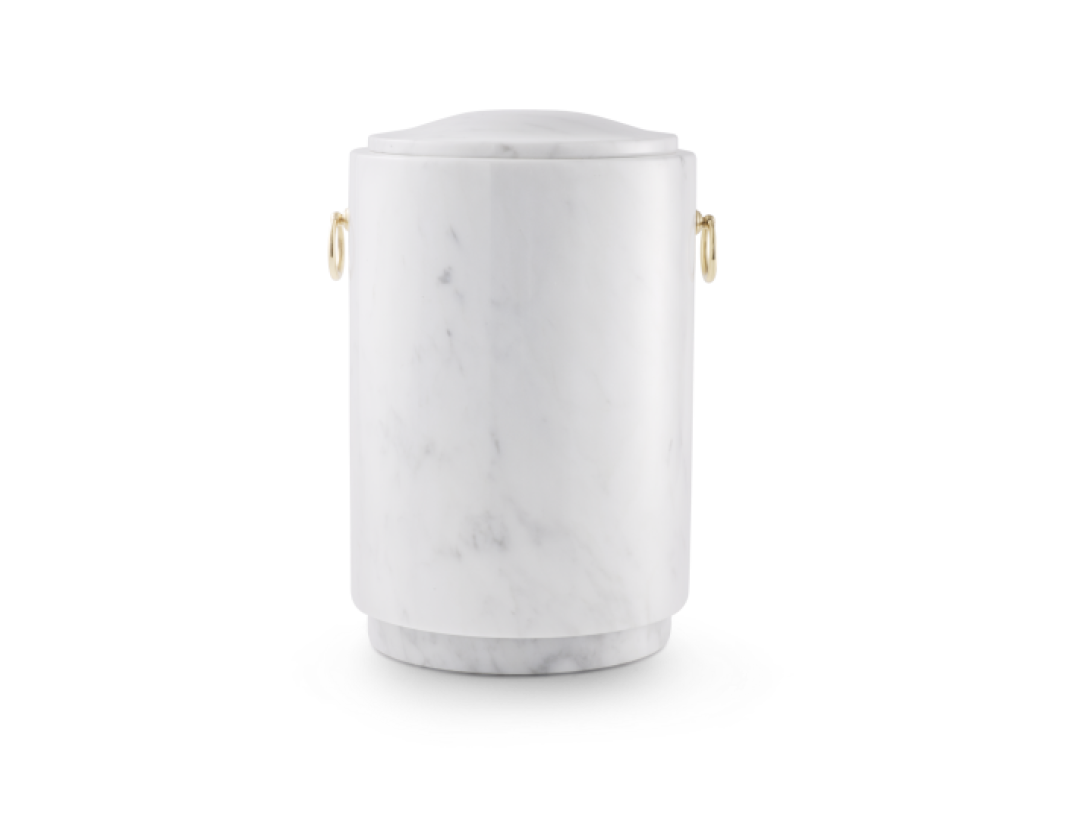 Marmor weiß, aus Blöcken gedreht Marmor weiß, aus Blöcken gedreht