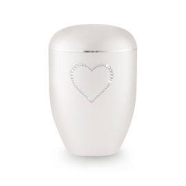 Edition Karat, perlmutt, Herz aus Kristallen, biol. abbaub. Edition Karat, perlmutt, Herz aus Kristallen, biol. abbaub.