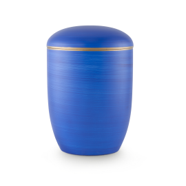 Edition Seeurnen, ozeanblau handbemalt, Anhydrit-Tonolith Edition Seeurnen, ozeanblau handbemalt, Anhydrit-Tonolith