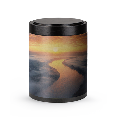 Edition Riverlight, Samton schwarz, Morgenstrom, Band aus Pflanzenfasern, Zellulose