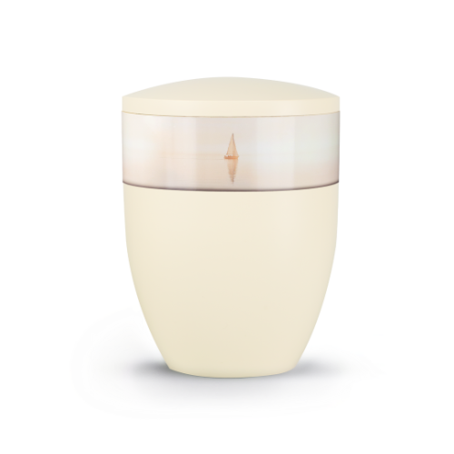 Edition Harmony, seidenglänzend vanille, Segelboot, an die bekannten BOK Motive angelehnt