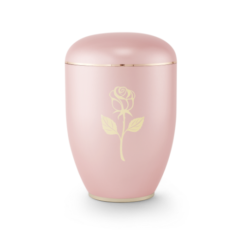 Edition Creatio, perlmutt rosé, Fuß poliert, Rose