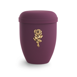 Edition Classic, Samtton burgund, Röschen, biol. abbaub. Edition Classic, Samtton burgund, Röschen, biol. abbaub.