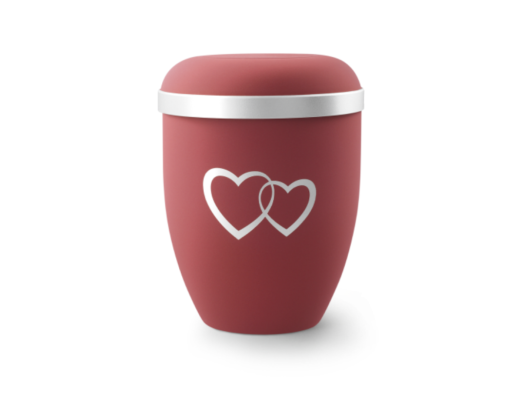 Edition Classic, Samton rubin, silberne Herzen, biol. abbaub. Edition Classic, Samton rubin, silberne Herzen, biol. abbaub.