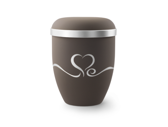 Edition Classic, Samton café, silbernes Herz, biol. abbaub.
