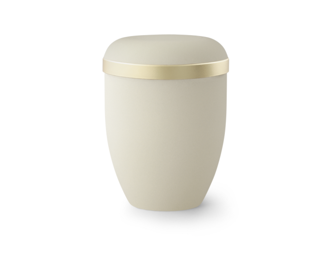 Edition Classic, Samtton creme, Goldrand, biol. abbaub. Edition Classic, Samtton creme, Goldrand, biol. abbaub.