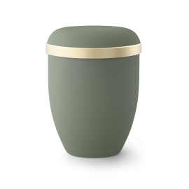 Edition Classic, Samtton oliv, Goldrand, biol. abbaub. Edition Classic, Samtton oliv, Goldrand, biol. abbaub.