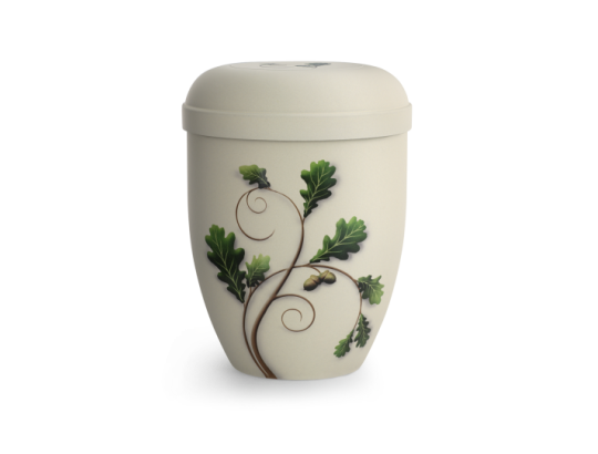 Edition Classic, Samton creme, Eichenlaub, biol. abbaub.