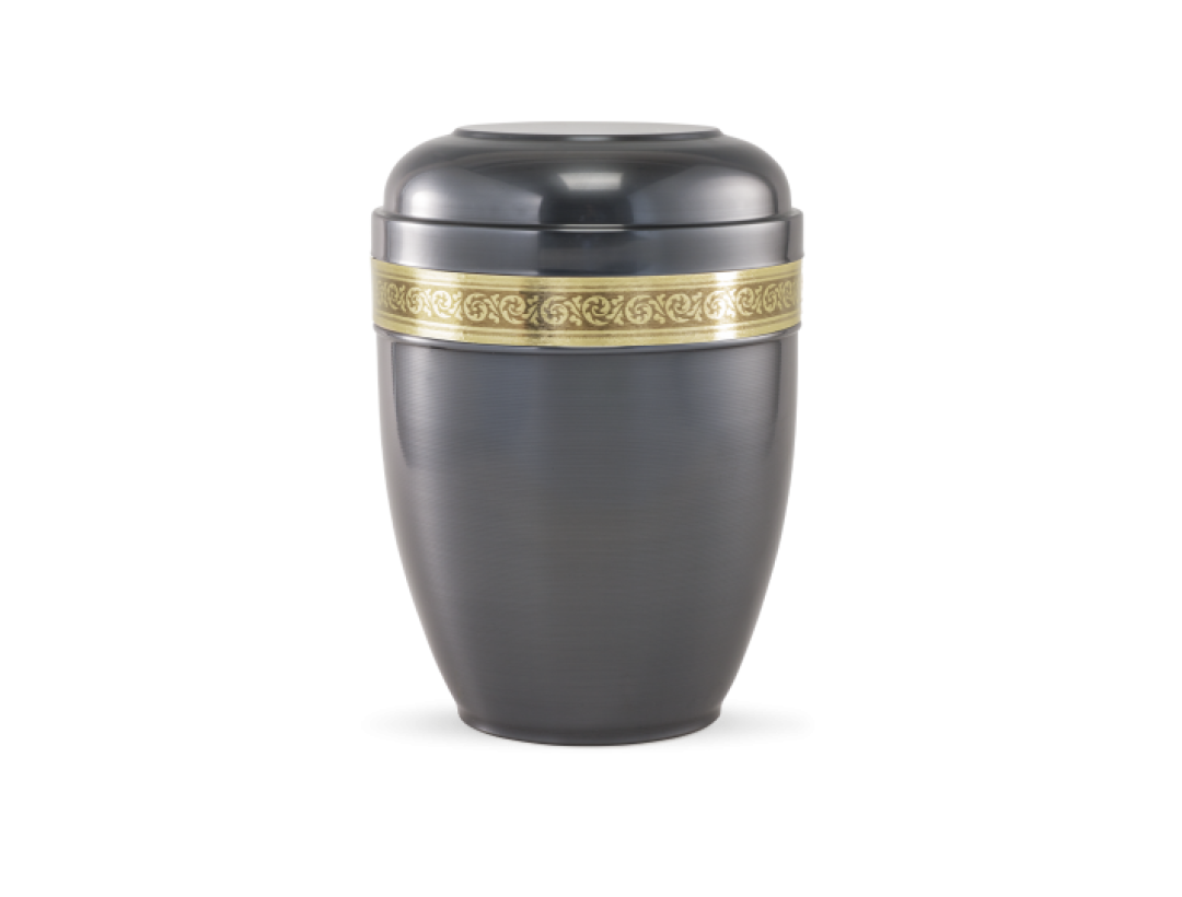 Kupfer, galvanisch gefärbt, Messingfries Kupfer, galvanisch gefärbt, Messingfries