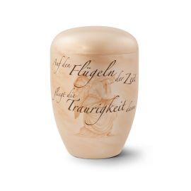 Edition Memento, perlmutt, handbemalt, Auf den Flügeln der Zeit…, biol. abbaub. Edition Memento, perlmutt, handbemalt, Auf den Flügeln der Zeit…, biol. abbaub.