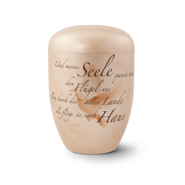 Edition Memento, perlmutt, handbemalt, Und meine Seele spannte…, biol. abbaub. Edition Memento, perlmutt, handbemalt, Und meine Seele spannte…, biol. abbaub.