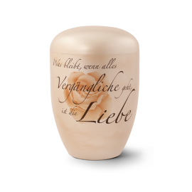 Edition Memento, perlmutt, handbemalt, Was bleibt, wenn alles Vergängliche…, biol. abbaub. Edition Memento, perlmutt, handbemalt, Was bleibt, wenn alles Vergängliche…, biol. abbaub.