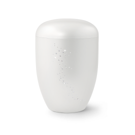 Edition Karat, perlmutt, Schweif aus Kristallen, biol. abbaub. Edition Karat, perlmutt, Schweif aus Kristallen, biol. abbaub.